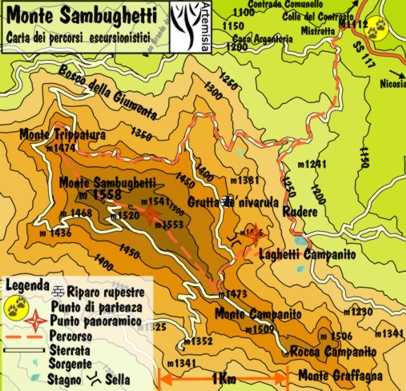 carta di Monte Sambughetti